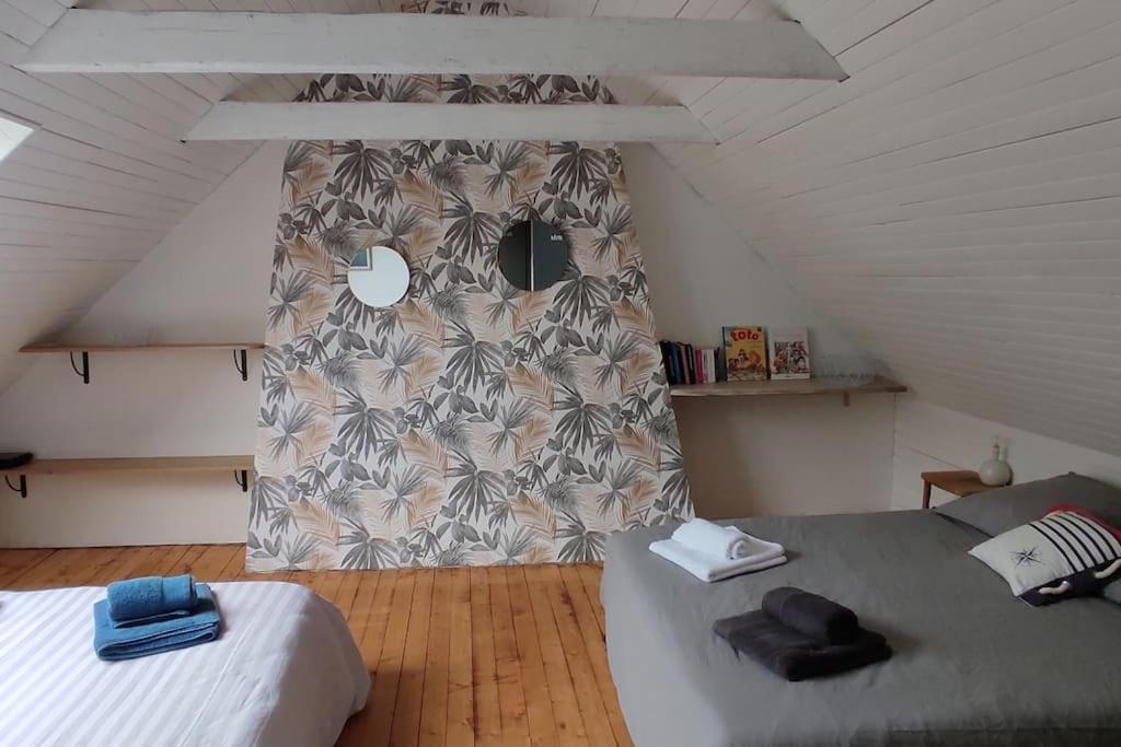 Maison De Pecheur Bord De Mer Bois Et Pierre 6-8 Pers Plobannalec-Lesconil Bagian luar foto