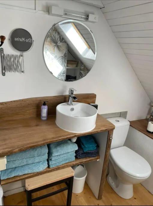 Maison De Pecheur Bord De Mer Bois Et Pierre 6-8 Pers Plobannalec-Lesconil Bagian luar foto